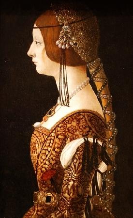 FIGINO, Giovanni Ambrogio Blanca Maria Sforza Sweden oil painting art